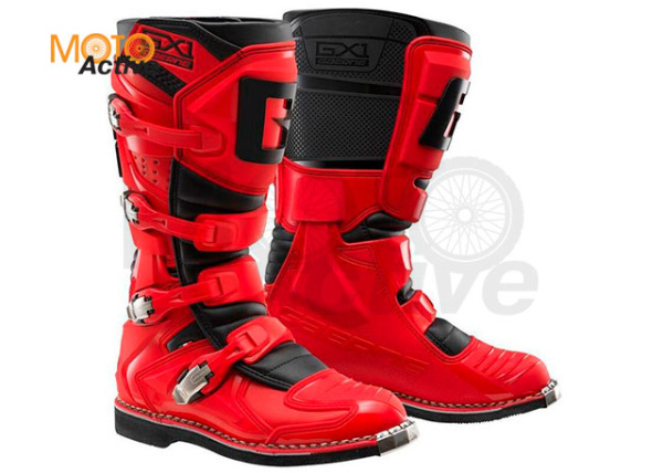 Мотоботы Gaerne GX-1 Goodyear (красно-черные)